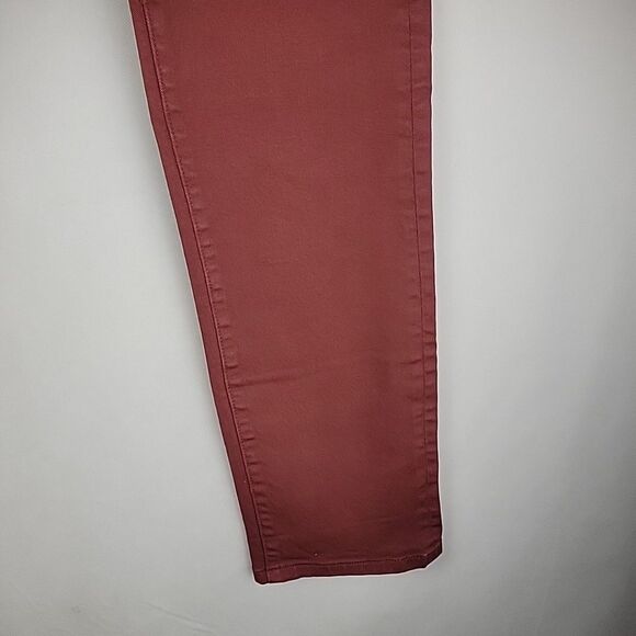 Todd Snyder Jeans Mens 32x34 Rust Red Slim Fit 5 Pocket Stretch Denim Pants NYC - Picture 5 of 11